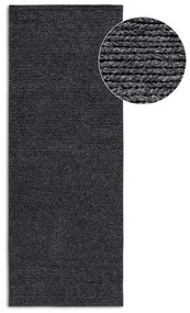 Covor tip traversă gri închis țesut manual din lână 80x200 cm Francois – Villeroy&Boch