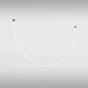 Lustra LED incastrabila tavan fals design modern Tau negru