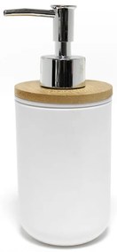 Dozator de săpun lichid alb din plastic 91 ml Smart – douceur d'intérieur