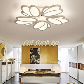 Lustra Led Cu Telecomanda, Elit's Frio, 140 w, Alb