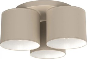 Lampă de tavan ARDEN 3xE27/15W/230V Ø 30 cm bej