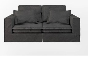 Canapea neagră 196 cm Nora – Ropez