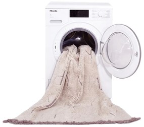 Covor pentru copii crem lavabil/țesut manual din bumbac 120x160 cm ABC – Lorena Canals