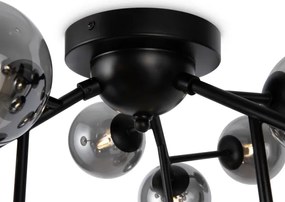 Maytoni MOD545CL-12B - Plafonieră DALLAS 12xG9/28W/230V negru/fumuriu