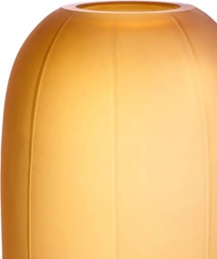 Vas decorativ din sticla design LUX Zenna L, amber