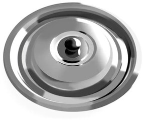 Capac inox, pentru ceaun 22 L, 48.5 cm, Perfect Home
