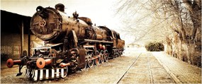 Tablou - Locomotiva istorică (120x50 cm)