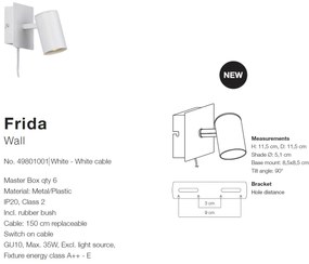Aplica minimalista directionabila design nordic Frida 49801001 NL