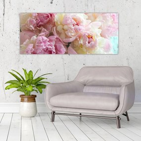 Tablou - Bujori (120x50 cm)