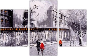 Tablou - Pictură în ulei a orașului II. (90x60 cm)