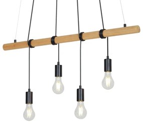 Lustră pe cablu Briloner 4015045 4xE27/25W/230V
