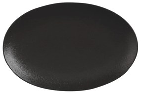 Farfurie din ceramică Maxwell &amp; Williams Caviar, 25 x 16 cm, negru