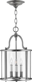 Hinkley HK-GENTRY-P-M-PW - Lustru suspendat pe lanț GENTRY, 4xE14/60W/230V, crom mat