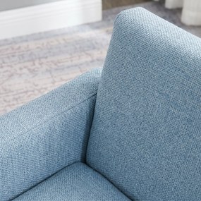 HOMCOM Scaun pentru Camera Copiilor în Material Textil Max. 65 kg 49x45x44cm Albastru | Aosom Romania