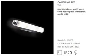 Aplica aluminium CAMERINO AP3 027098