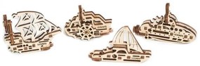 U-Fidget Vapoare - Puzzle 3D Ugears Modele Mecanice