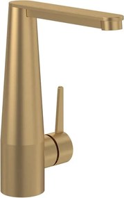 Baterie lavoar Villeroy&Boch Conum monocomanda auriu periat cu ventil Push-Open