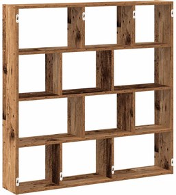 vidaXL Raft cubic perete cu 12 compartimente lemn vechi lemn prelucrat