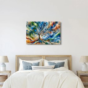 Tablou – Arbore energetic colorat (90x60 cm)