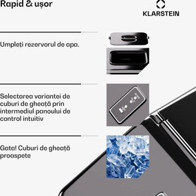 Klarstein Clearcube, mașină pentru cuburi de gheață