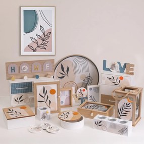 Cutii de depozitare 2 buc. cu capac, decorative ø 20x8,5 cm – Casa Selección