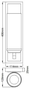 Aplică LED pentru baie AMALIA 1xG9/3,5W/230V IP44 crom Feiss