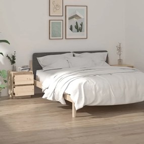 vidaXL Noptiere, 2 buc., 40x35x50 cm, lemn masiv de pin