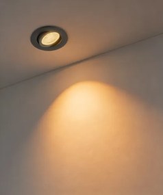 Eglo 902287 - Set 3x LED RGBW, spot încastrat reglabil SALICETO-Z LED/4,7W/230V, negru