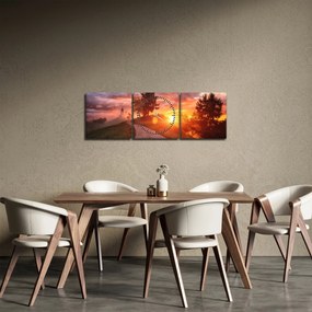Tablou - Jamnik, Slovenia (cu ceas) (90x30 cm)