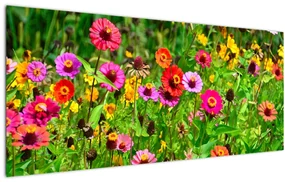 Tablou cu flori de luncă (120x50 cm), în 40 de alte dimensiuni noi