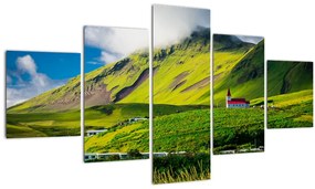 Tablou cu peisaj  montan (125x70 cm), în 40 de alte dimensiuni noi