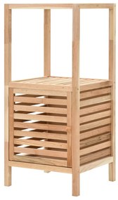 vidaXL Dulap depozitare baie, 39,5x35,5x86 cm, lemn de nuc masiv