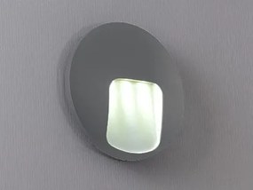 Aplică LED de perete pentru exterior DACU, 3W, 230V, IP54, gri
