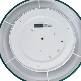 Plafonieră modernă verde catifea 40cm incl. LED cu 3 trepte de intensitate luminoasă - Sue