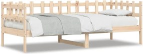 vidaXL Pat de zi fără saltea, 90x190 cm, lemn masiv de pin