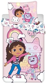 Gabby&#039;s Dollhouse Dreamland set lenjerie pat 140×200cm, 70×90 cm