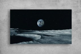 Tablou Canvas - Pamantul vazut de pe luna