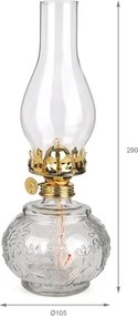 Brilagi - Lampă cu petrol MERLIN transparentă