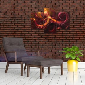 Tablou - Octopus, pictură în ulei (90x60 cm)