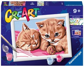 CREART PICTURA PE NUMERE PENTRU COPII PISICUTE PRIETENE - RAVENSBURGER (RVSPBN23562)