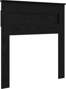 vidaXL Tăblie cap Stejar Negru 75 cm Lemn compozit