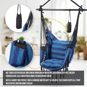 MIADOMODO Balansoar suspendat, albastru