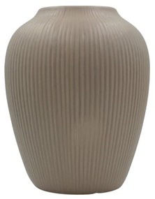Vază decorativă ceramică bej 14x14x17cm