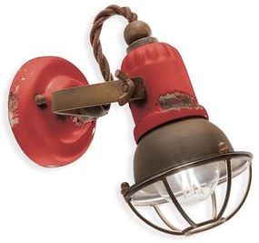 Aplica de perete design retro realizat manual din ceramica LOFT