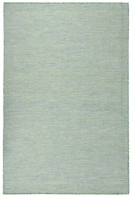 Covor de exterior, turcoaz, 100x200 cm, tesatura plata Turcoaz, 100 x 200 cm