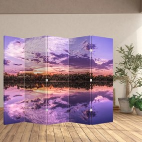Paravan - Cerul violet (210x170 cm)
