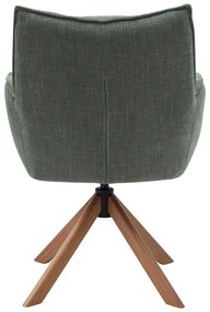 Set de scaune de sufragerie verde 2 buc. tapițat Marilla – Unique Furniture