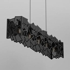Lustră pe cablu CAMO 5xE27/15W/230V negru