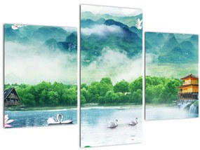 Tablou - Peisaj de vis (90x60 cm)