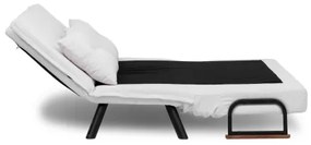 Canapea extensibilă 2 locuri QIRA, albă